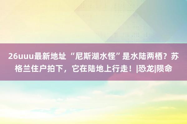 26uuu最新地址 “尼斯湖水怪”是水陆两栖？苏格兰住户拍下，它在陆地上行走！|恐龙|陨命